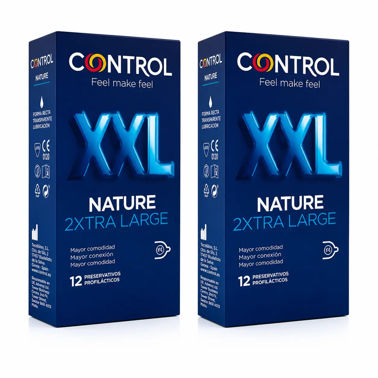 Control Nature Xxl, 12 Unidades , pack 2