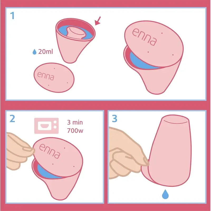 Enna Cycle Original Copa Menstrual Sin Aplicador, Talla M
