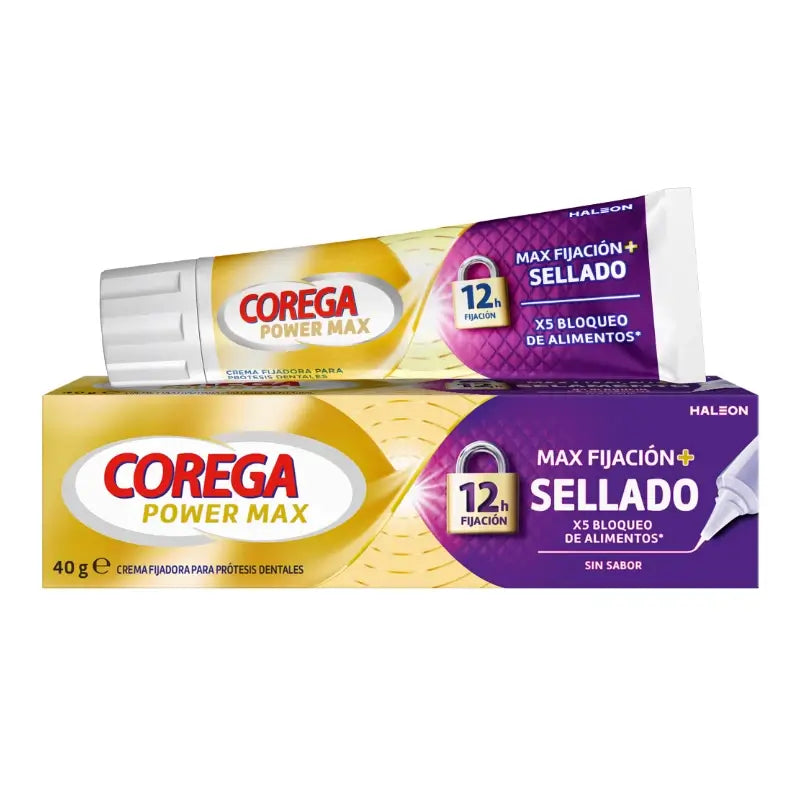 Corega Maximo Sellado Crema Fijadora, 40 gr