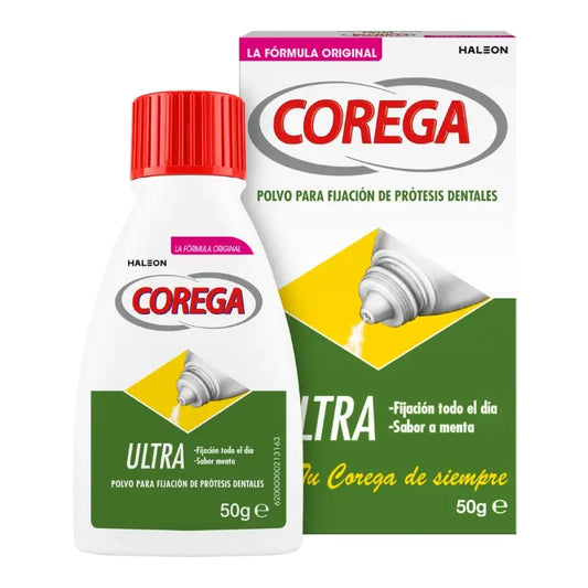 Corega Ultra Adhesivo Polvo, 50 gr