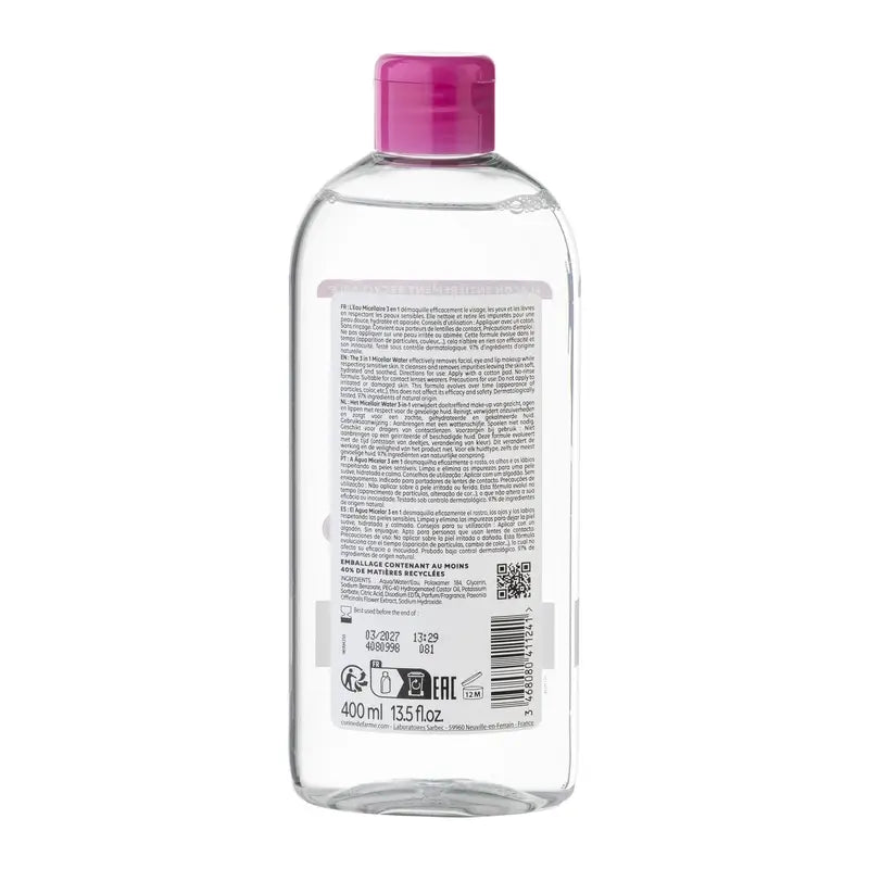 Corine De Farme Agua Micelar 3In1 , 400 ml
