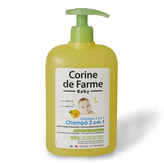 Corine De Farme Champú 2 En 1 Con Acondicionador Caléndula , 500 ml