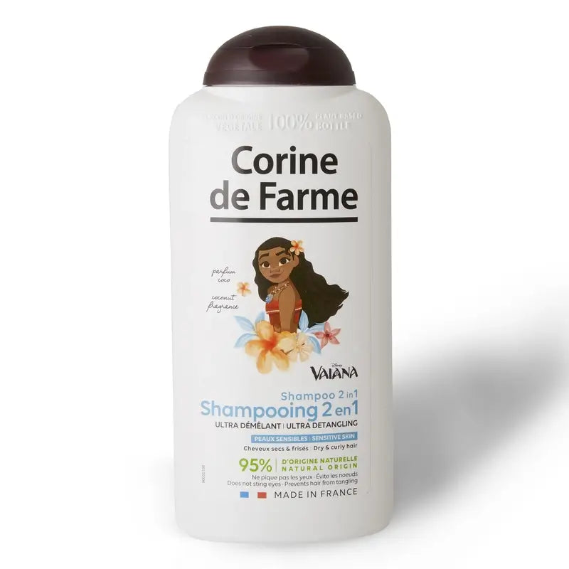 Corine De Farme Champú Nutritivo 2 En 1 Vaiana , 300 ml