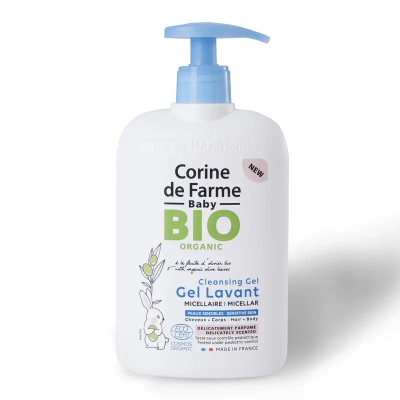 Corine De Farme Gel De Baño Micelar Cuerpo & Cabello Bio Perfumado , 500 ml