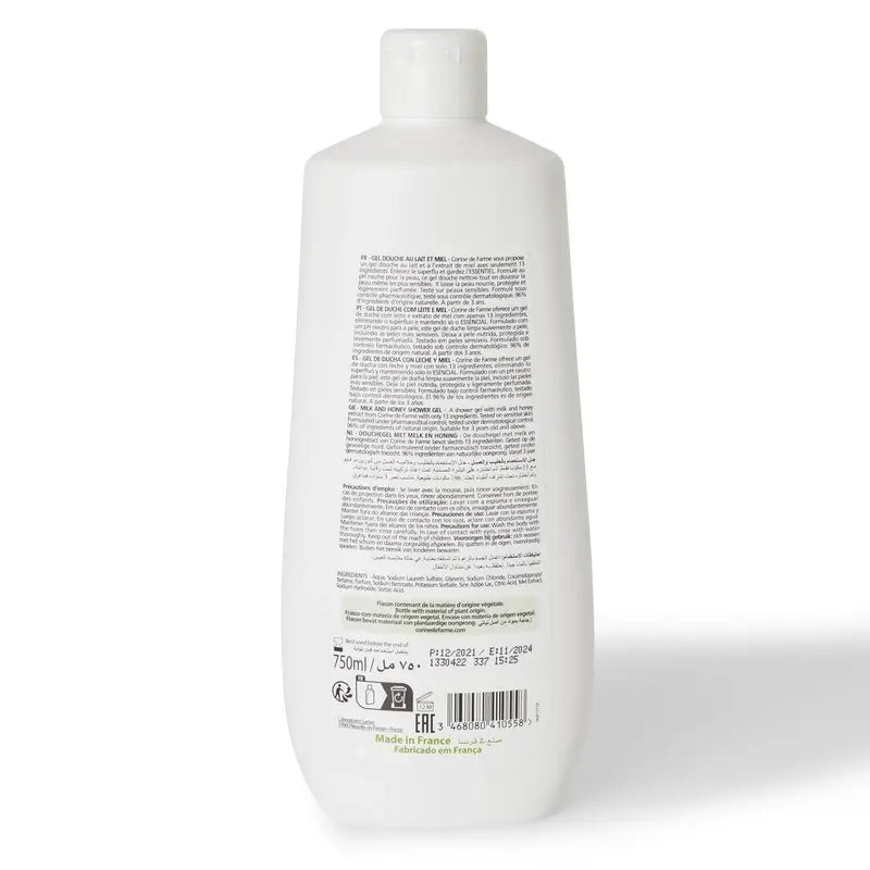 Corine De Farme Gel De Ducha Leche Y Miel , 750 ml
