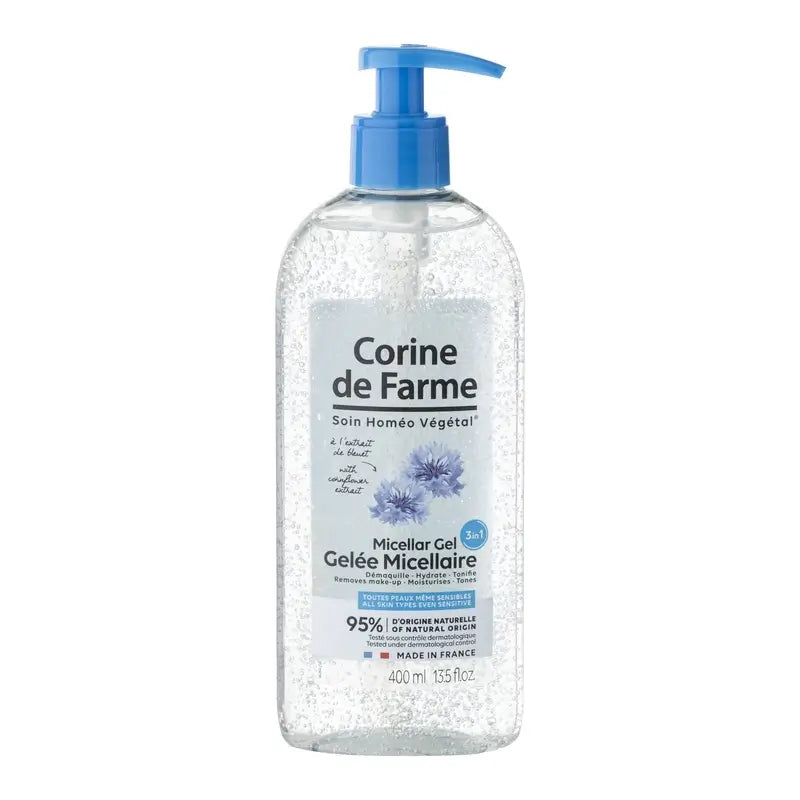 Corine De Farme Gel Micelar 3In1 , 400 ml
