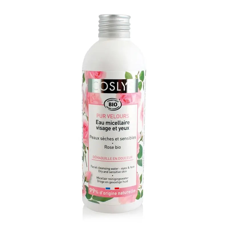 Coslys Agua Micelar Desmaquillante Piel Seca Y Sensible Con Rosas , 200 ml