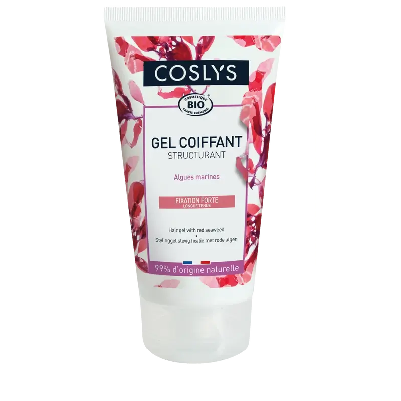 Coslys Gel Fijador Fuerte Con Algas Rojas , 250 ml
