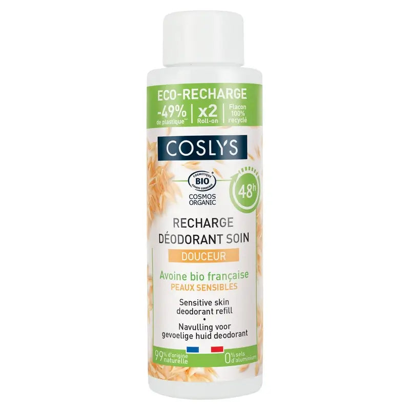 Coslys Recarga Desoorante Suave Gentle Care (Avena), 100 ml