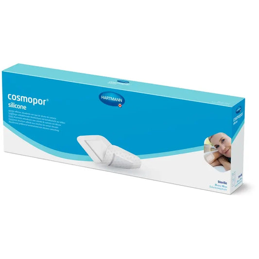 Cosmopor Silicone Apósito Estéril Tapa Silicona 35 X 10 Cm , 5 unidades