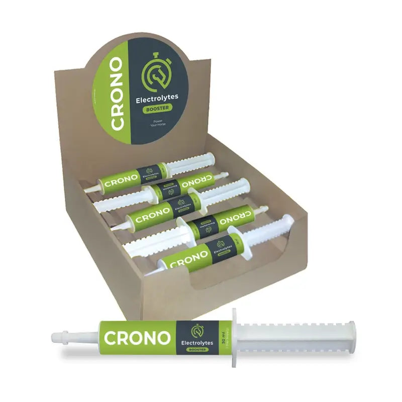 Crono Electrolytes Booster, Expositor 10 Uds, 30 ml - jeringa pasta oral