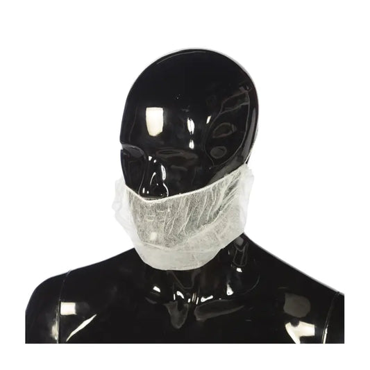 Cuatrogasa Cubre Barbas Polipropileno Blanco, 100 unidades