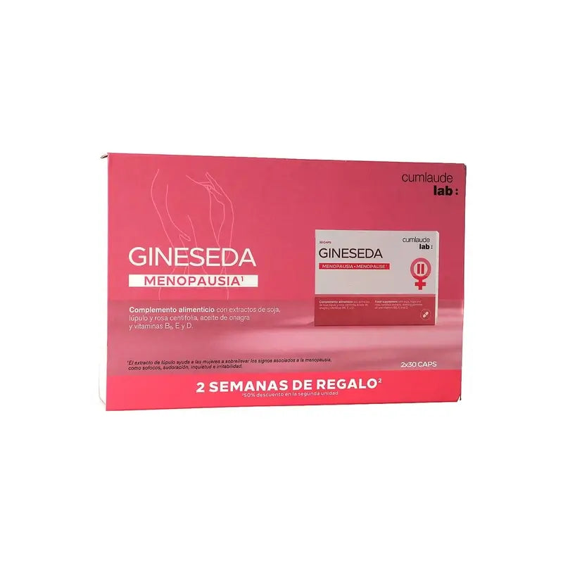 Cumlaude Lab Duplo Gineseda Menopausia , 2 x 30 cáps