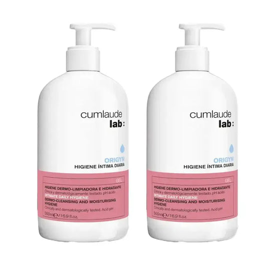 Cumlaude Lab Higiene Íntima Diaria Gel Limpiador, Pack 2 x 500 ml