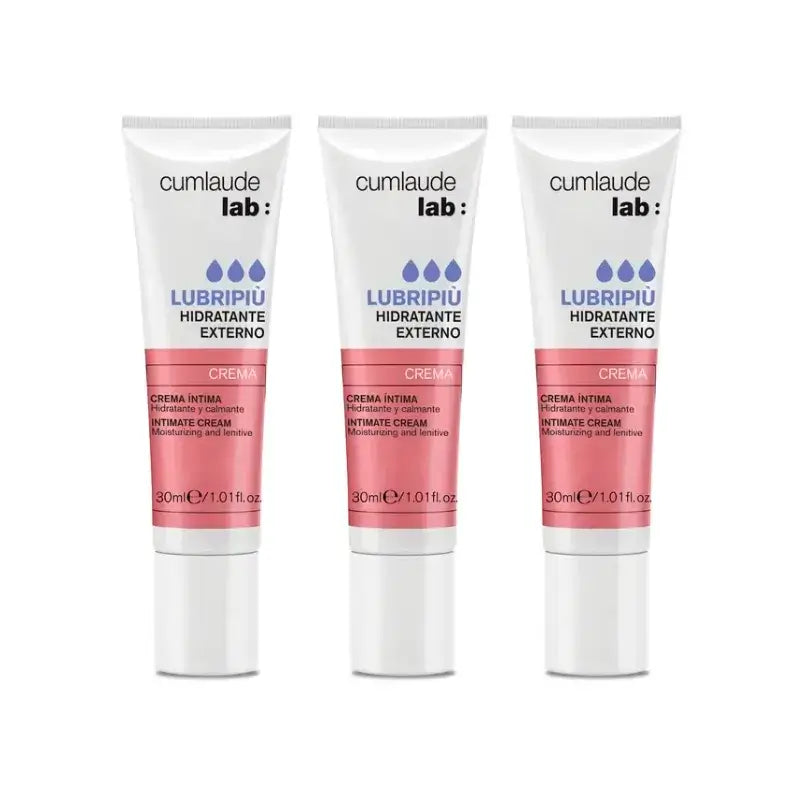 Cumlaude Lab Lubripiù Crema Vulvar Hidratante, Pack 3 x 30 ml