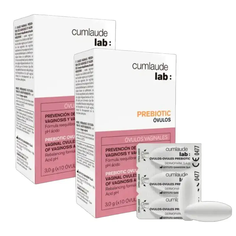 Cumlaude Lab Prebiotic, Pack 2 x 10 Óvulos Vaginales