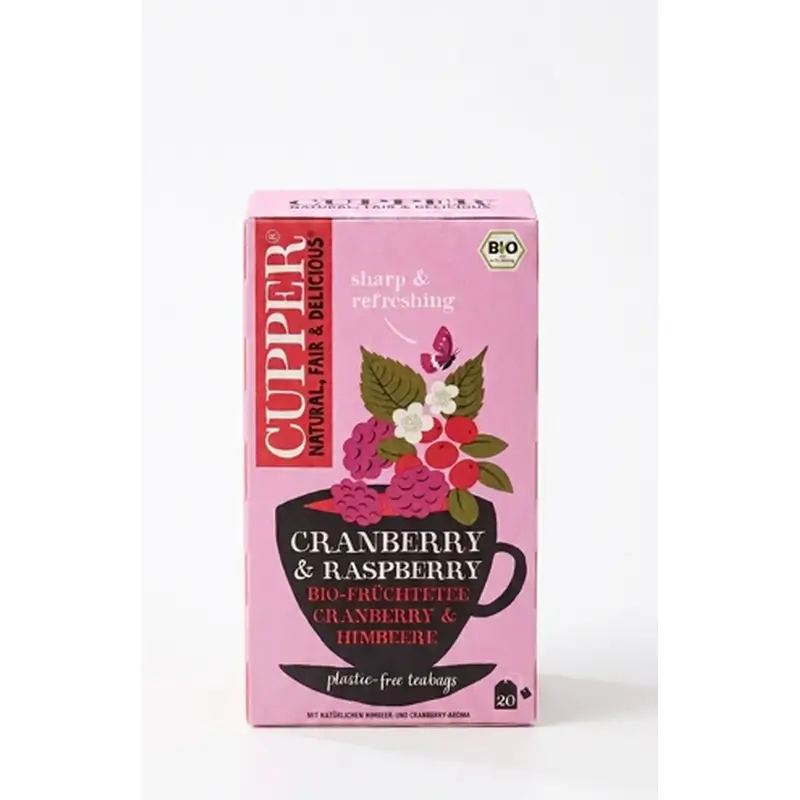 Cupper Arandano Y Frambuesa Infusion 20Bolsitas. Bio Vega