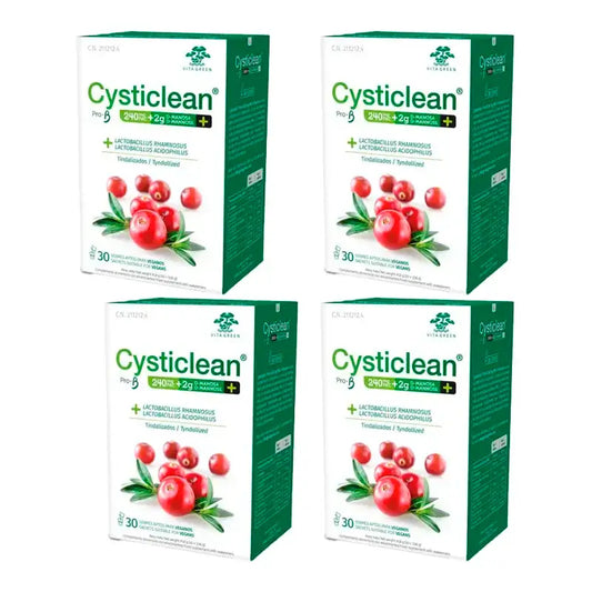 Cysticlean Prob-D Manosa 240 Mg Pac, Pack 4 x 30 sobres