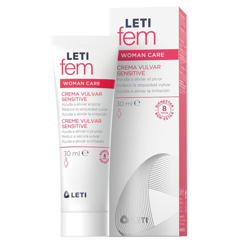 Letifem Woman Crema Vulvar Sensitive, 30 ml