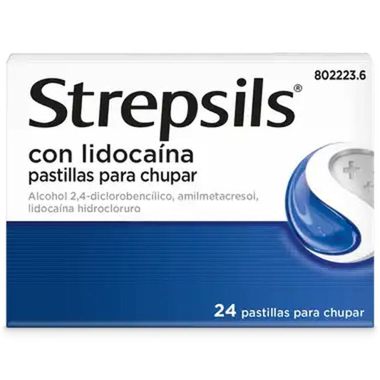 Strepsils Lidocaina, 24 Pastillas para Chupar