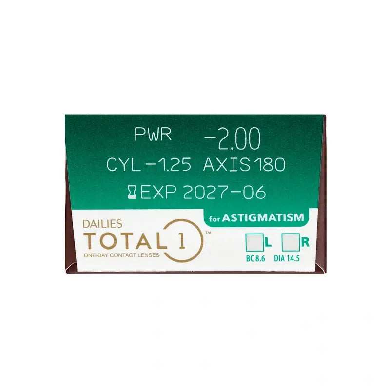 Dailies Total1  Lentillas Tóricas Diarias , 30 unidades