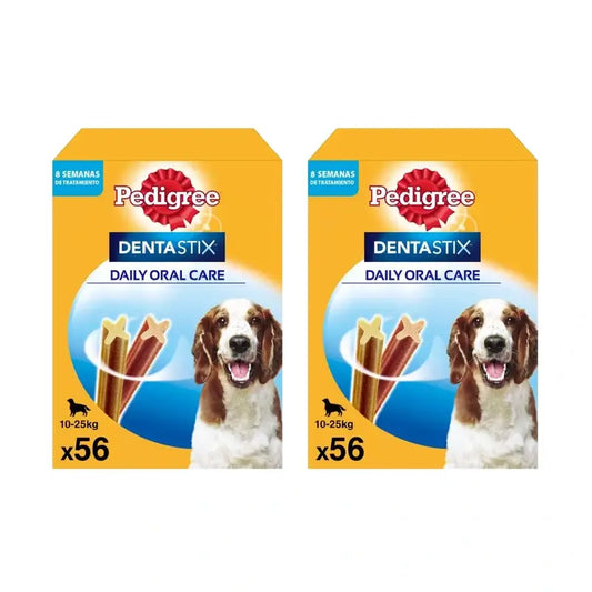 Dentastix Pedigree Pack Mediano, 2X56Uds
