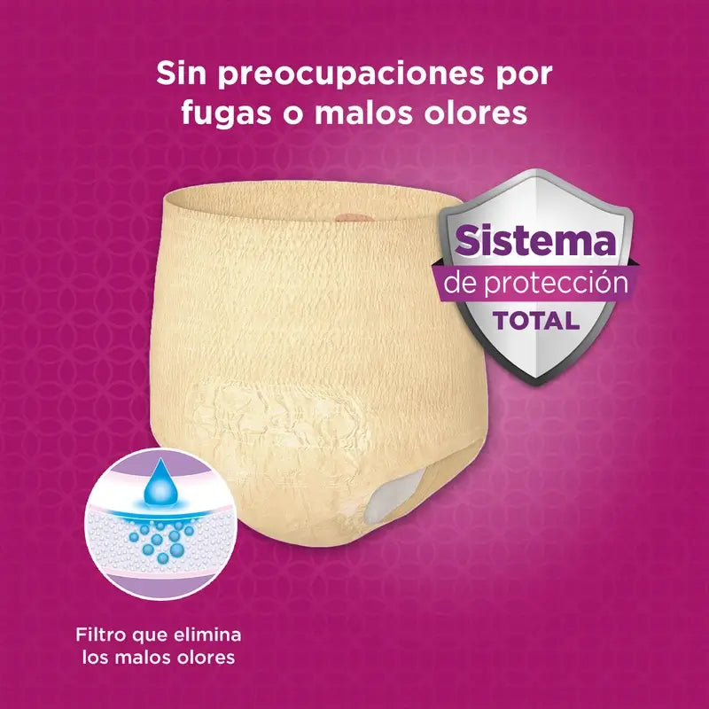 Depend Normal S/M Pañal Adulto Mujer , 10 unidades