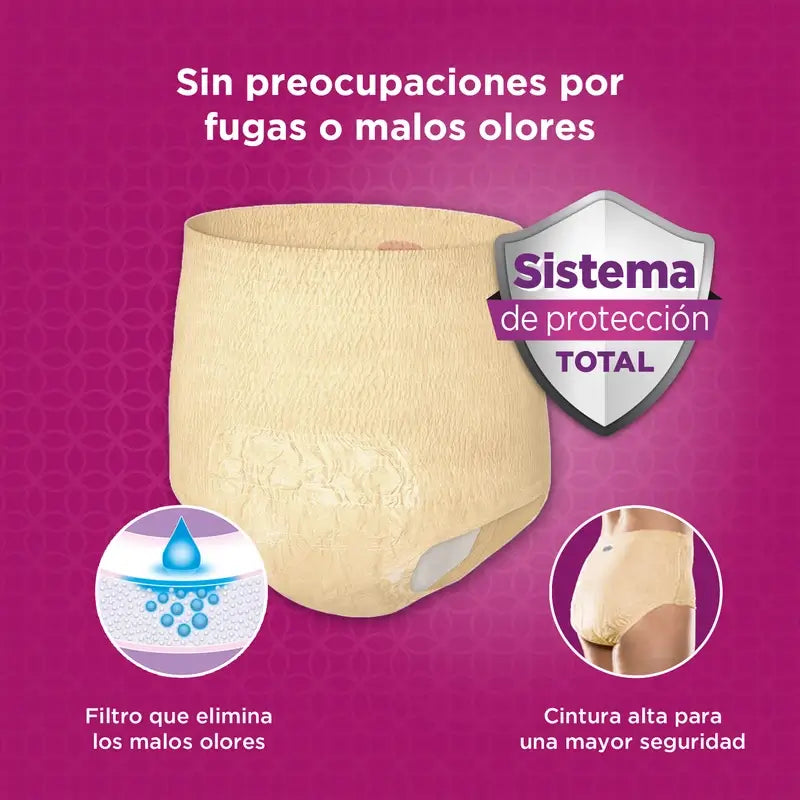 Depend Super S/M Pañal Adulto Hombre , 10 unidades