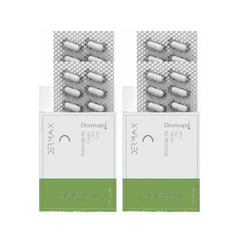 Dermax Dermapil Cabello, Piel Y Uñas, Pack 2 x 30 cápsulas