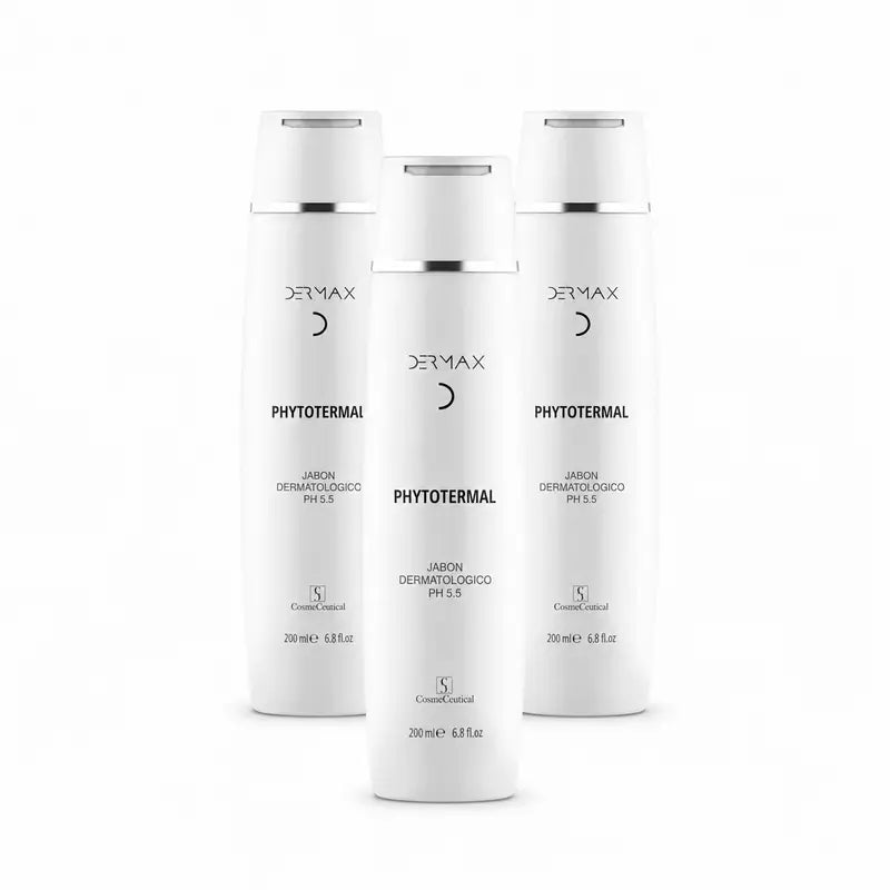 Dermax Phytotermal Jabón Dermatológico Ph 5.5 , Pack 3 x 200 ml