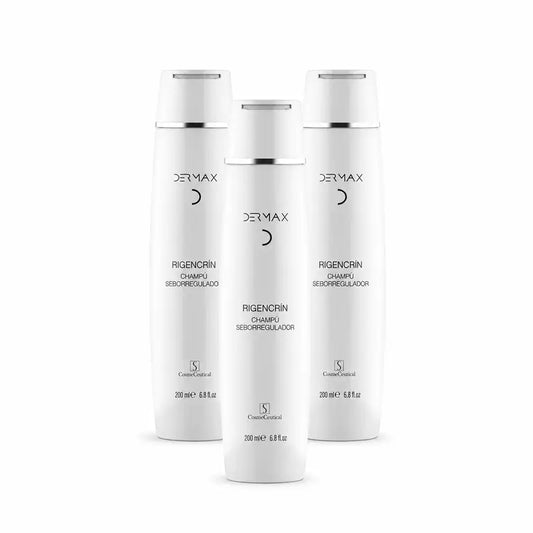 Dermax Rigencrín Champú Seborregulador , Pack 3 x 200 ml