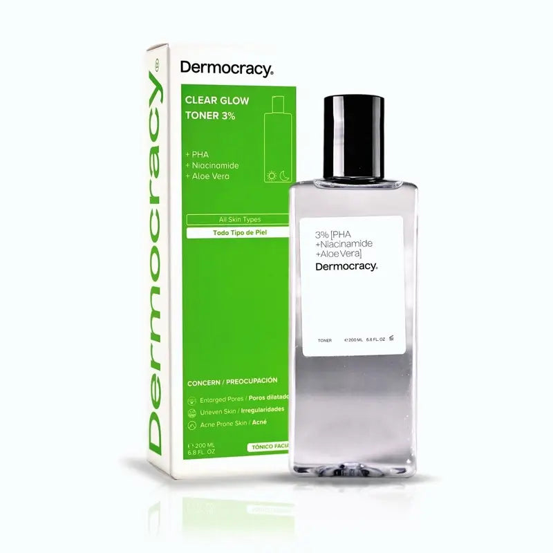 Dermocracy Clear Glow Toner 3%