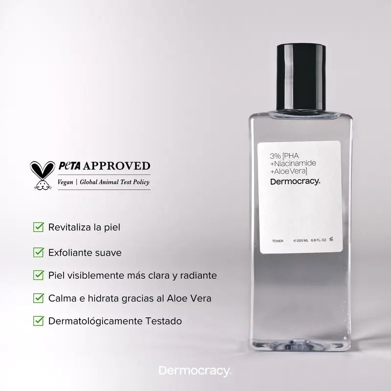 Dermocracy Clear Glow Toner 3%