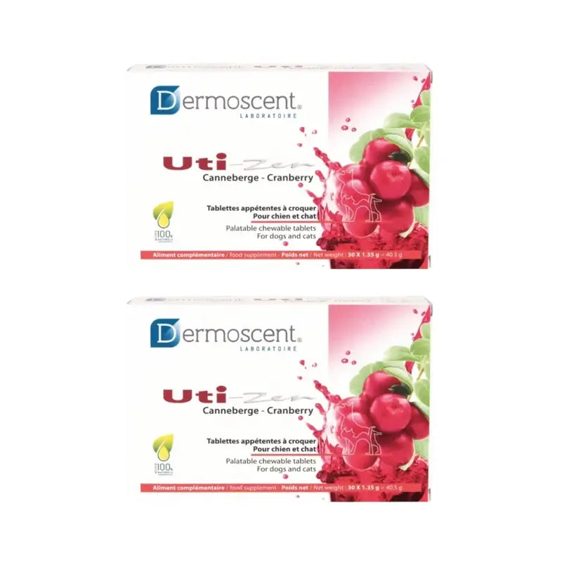 Dermoscent Uti-Zen Perros Gatos, 2X30 Comprimidos
