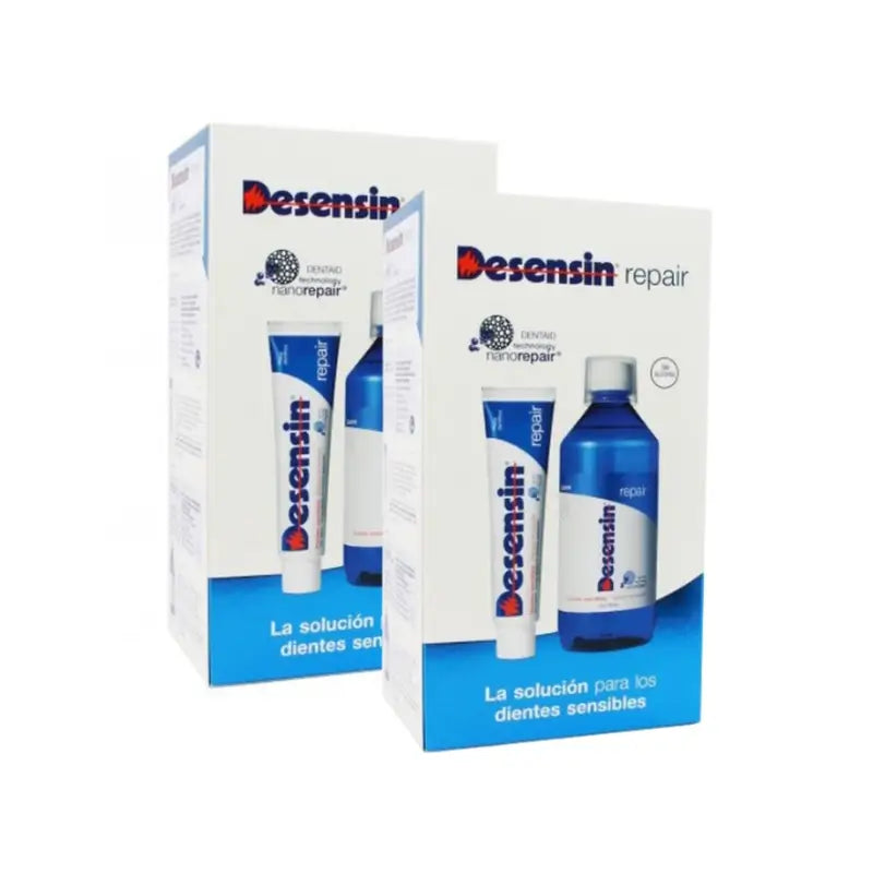 Desensin Pack Repair Pasta 75 Ml + Colutorio 500 Ml, Pack De 2