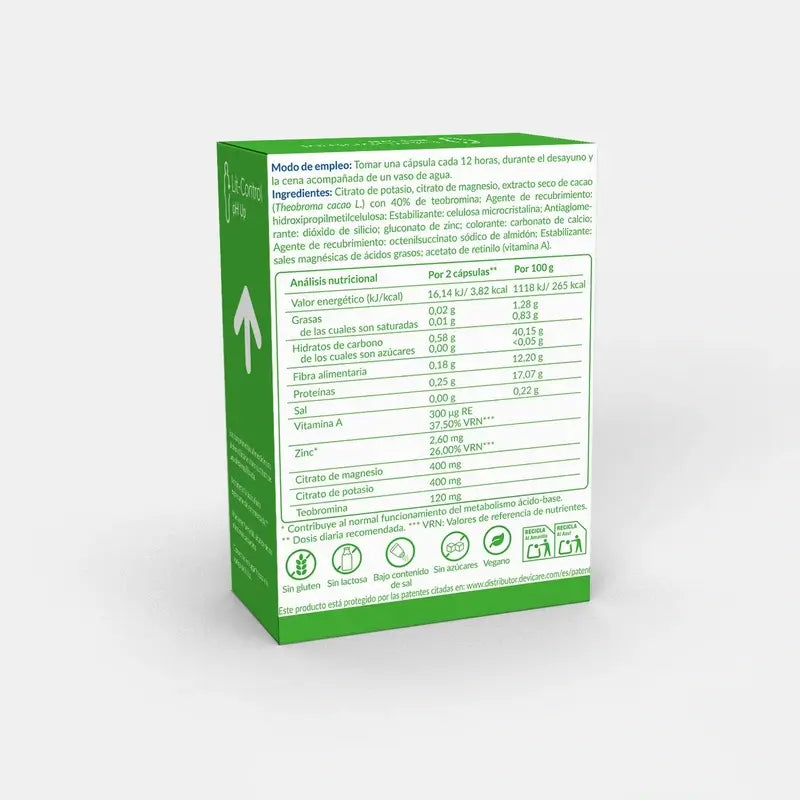 Devicare Hc Lit-Control Ph Up, Pack 2x60 Cápsulas