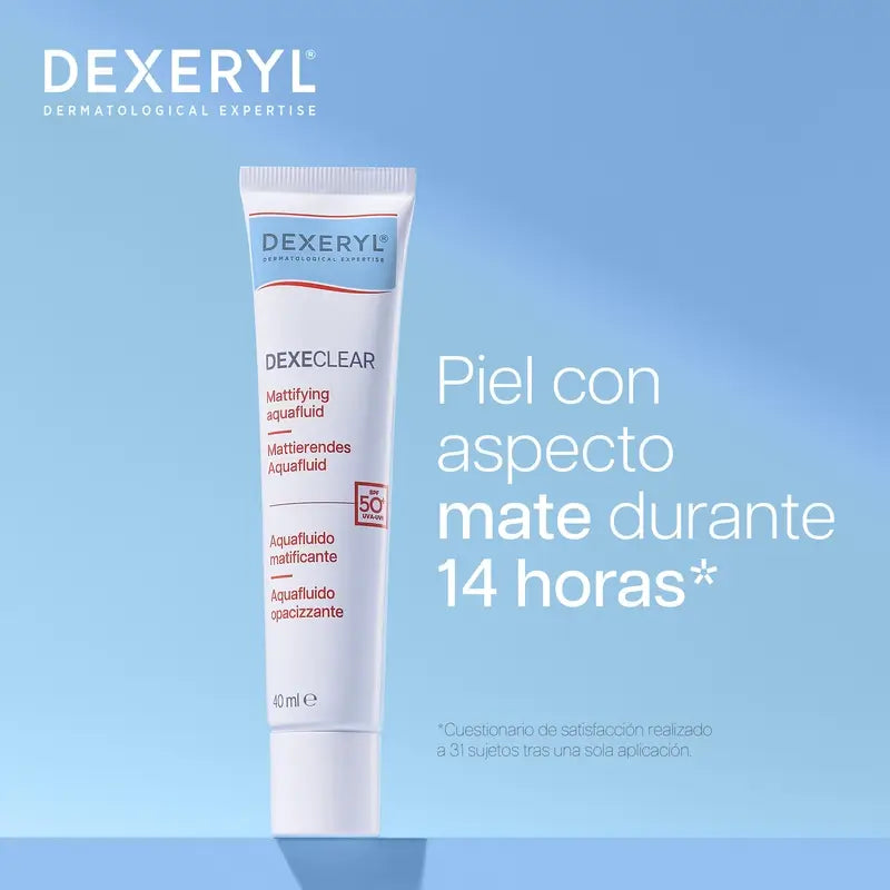 Dexeryl Dexeclear Aquafluido Matificante Spf50+ , 40 ml
