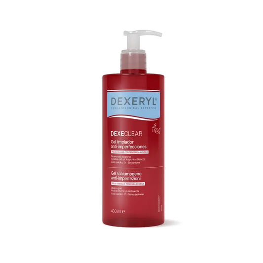 Dexeryl Dexeclear Gel Limpiador Anti-Imperfecciones 2 En 1 Piel Tendencia Acneica , 400 ml