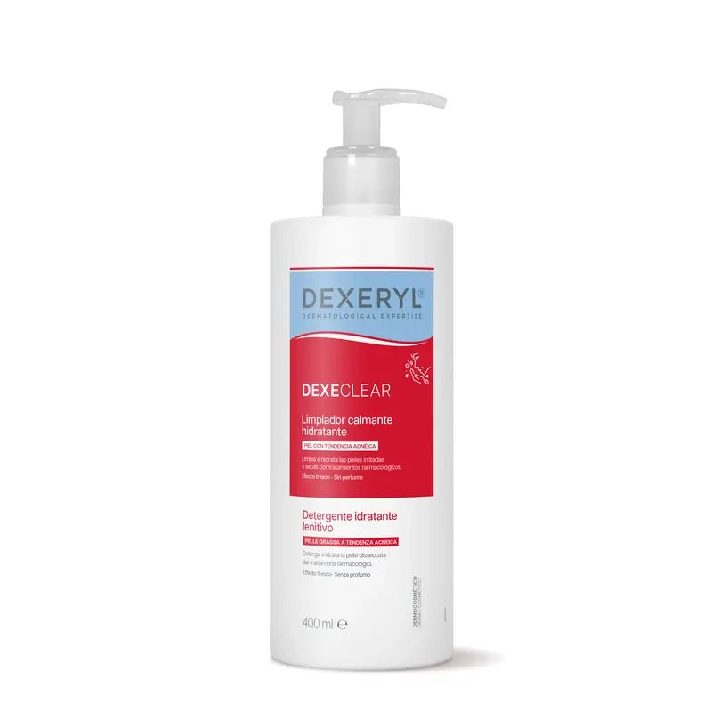 Dexeryl Dexeclear Limpiador Calmante Hidratante , 400 ml