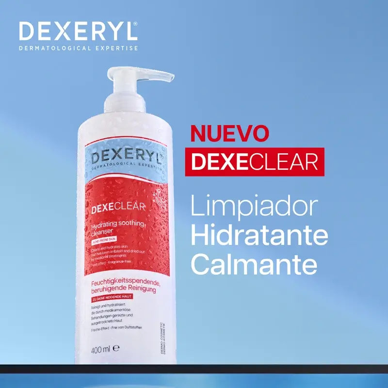 Dexeryl Dexeclear Limpiador Calmante Hidratante , 400 ml
