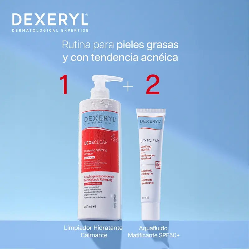 Dexeryl Dexeclear Limpiador Calmante Hidratante , 400 ml