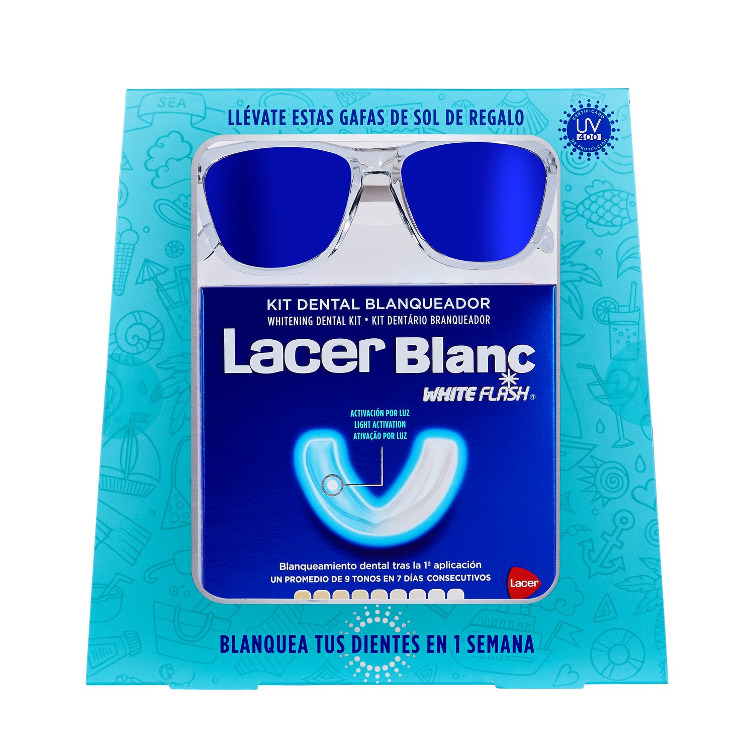 Lacer Blanc Kit White Flash Pack