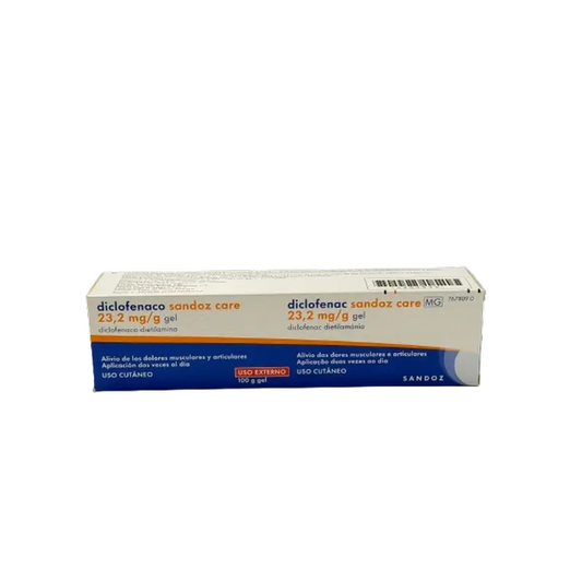 Diclofenaco Sandoz Care 23,2 Mg / G Gel Diclofenaco Dietilamina, 100 gramos