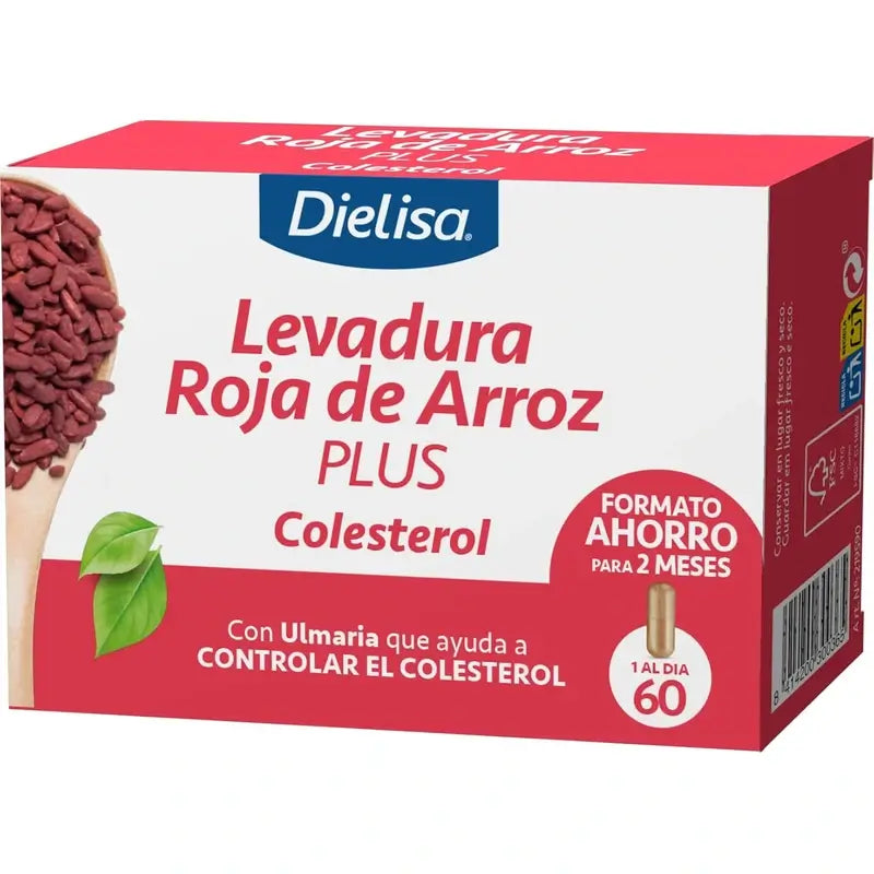 Dietisa Dts Levadura Roja De Arroz Plus , 60 cápsulas