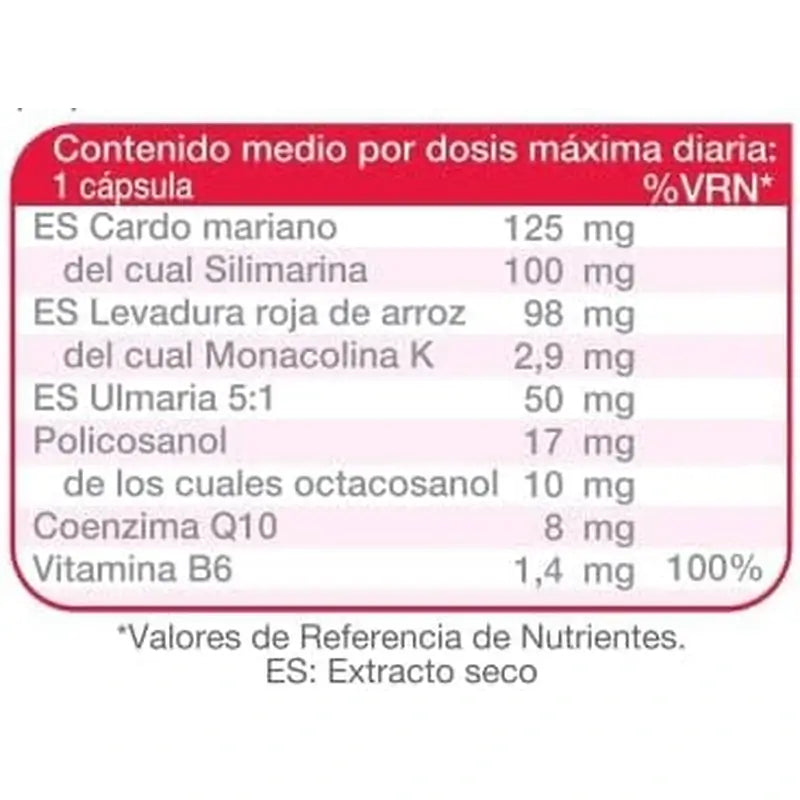 Dietisa Levadura Roja De Arroz Plus , 30 cápsulas