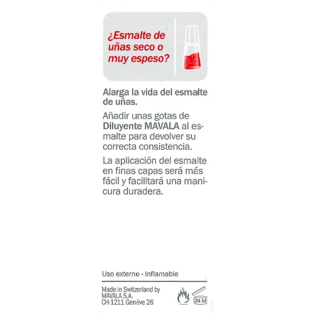 Mavala Diluyente De Esmaltes