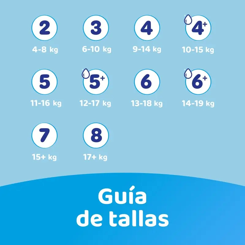 Dodot Bebé Seco Talla 4 (10-15kg), 62 Pañales
