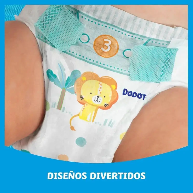 Dodot Bebé Seco Talla 6, 13Kg-18Kg, 128 Pañales