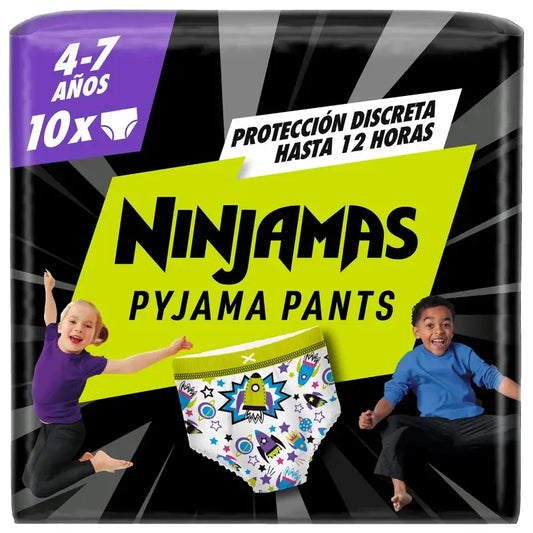 Dodot Ninjamas Talla 7 Cohete, 10 Pañales
