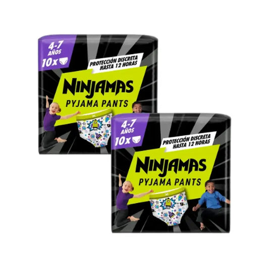 Dodot Ninjamas Talla 7 Cohete, 2X10 Pañales